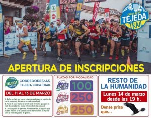 Fecha de inscripciones para la Circular de Tejeda