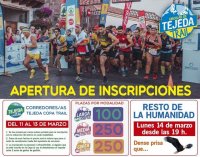 Fecha de inscripciones para la Circular de Tejeda