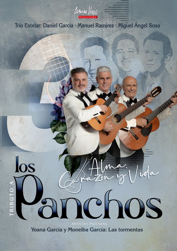 La Plaza Grande de Guía acoge este sábado el espectáculo musical ‘Alma, corazón y vida’, un Tributo a Los Panchos