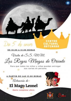 Artenara: Visita de S.S. M.M. Los Reyes Magos de Oriente