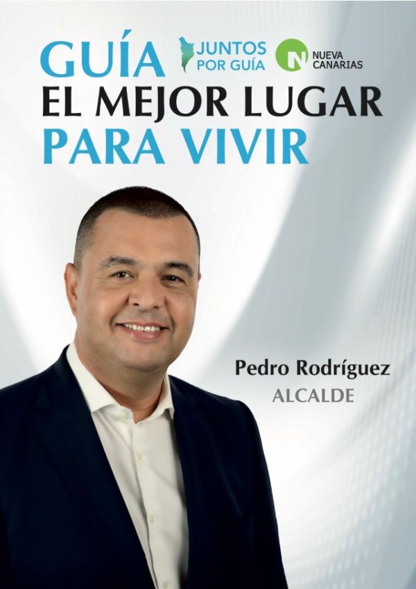 Presentación mañana viernes de Pedro Rodríguez como Candidato de Juntos por Guía-Nueva Canarias