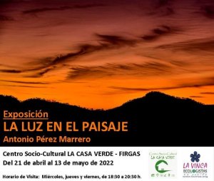 Villa de Firgas: “La luz en el paisaje”, muestra fotográfica de Antonio Pérez Marrero, en La Casa Verde