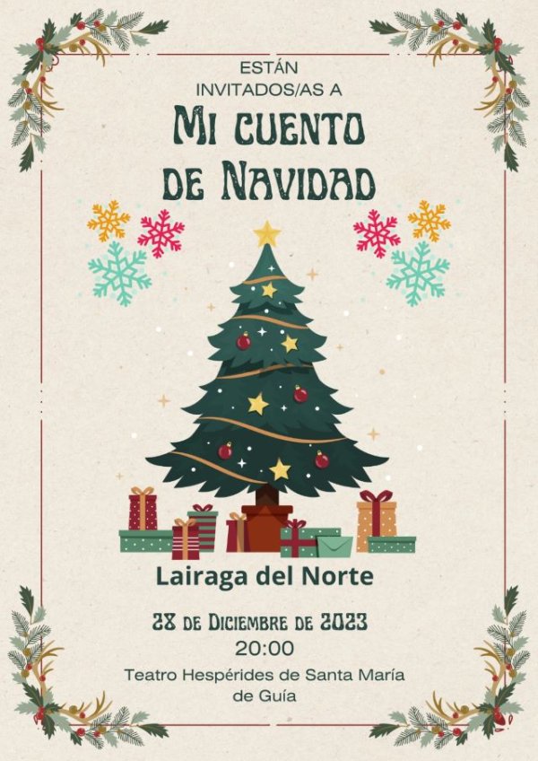 Guía: El Teatro Hespérides acoge el próximo jueves el espectáculo ‘Mi Cuento de Navidad’