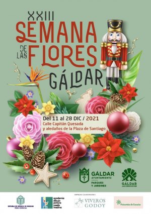 Gáldar invita a disfrutar, del 11 al 28 de diciembre, de una nueva edición de la Semana de las Flores