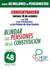 Concentraciones en 50 ciudades con el lema  &lsquo;Somos 48 millones de pensionistas'