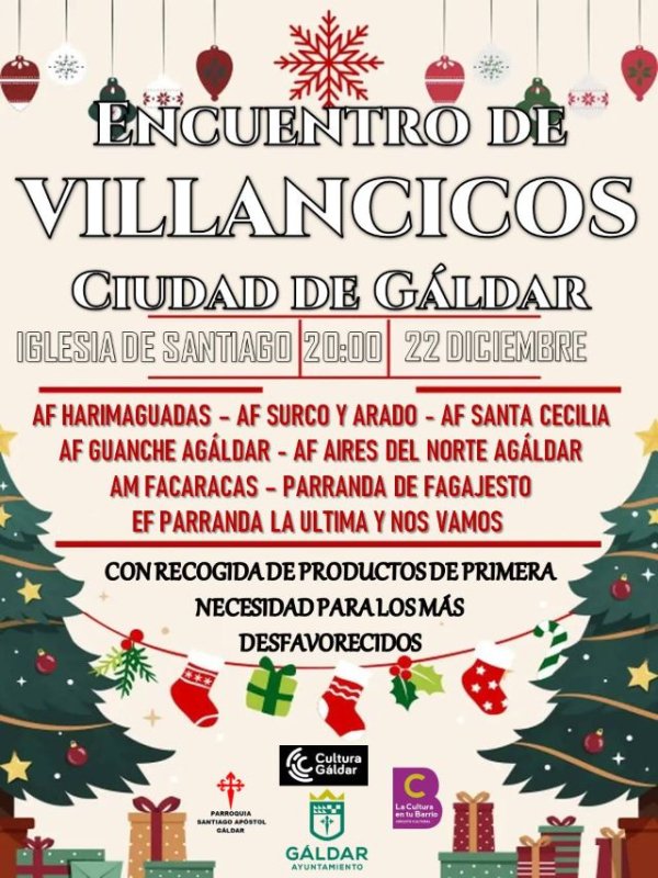 G&aacute;ldar canta su Navidad con el Encuentro de Villancicos en el Templo Santuario de Santiago Ap&oacute;stol