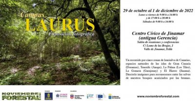Noviembre Forestal 2022 visita Telde con la Exposici&oacute;n Divulgativa &ldquo;CAMPUS LAURUS&rdquo;
