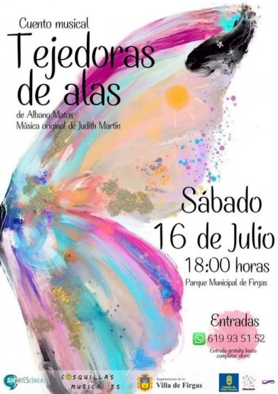 Villa de Firgas: Ya lleg&oacute; el momento... El cuento musical "Tejedoras de Alas"