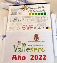 Valleseco ha comenzado el reparto del calendario 2022