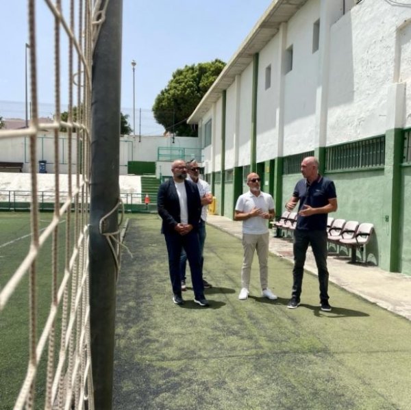 El Consejero de Deportes visita las instalaciones deportivas de Santa Lucía de Tirajana