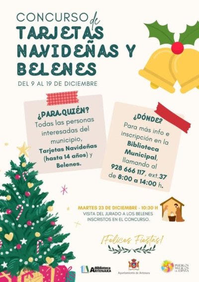 Artenara: Concurso de Tarjetas Navide&ntilde;as y Belenes