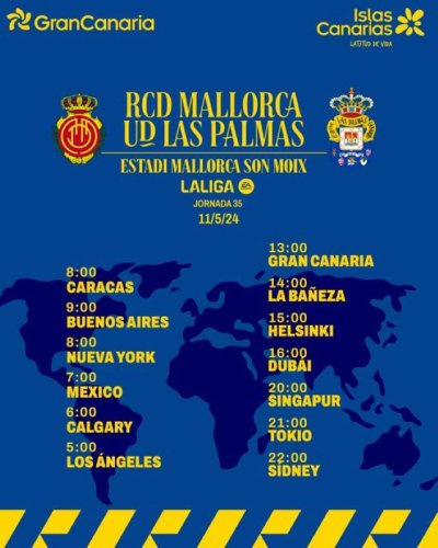 Radio Faro del Noroeste retransmite este s&aacute;bado, 11-05-24, a las 13.00 horas: RCD Mallorca - UD Las Palmas