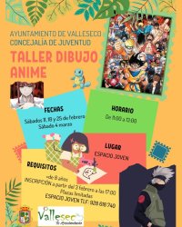Valleseco va a desarrollar un taller de dibujo Anime