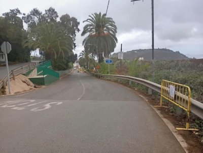 Teror: El Ayuntamiento asfalta la próxima semana las carreteras de acceso a El Palmar y El Álamo