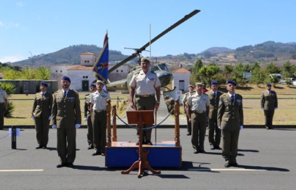 Acto de relevo de mando en el Batallón de Helicópteros de Maniobra VI en Los Rodeos