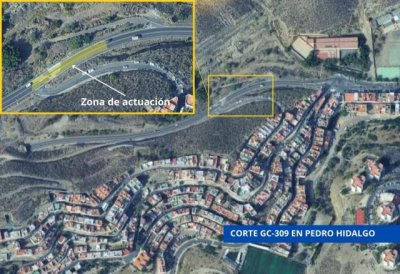 El Cabildo inicia las obras para reconstruir un tramo de la carretera de Pedro Hidalgo con una inversi&oacute;n de 422.000 euros