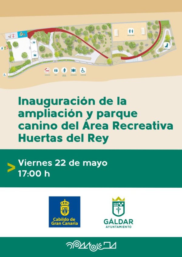 G&aacute;ldar inaugura el viernes a las 17.00 horas el parque canino y la ampliaci&oacute;n de Huertas del Rey