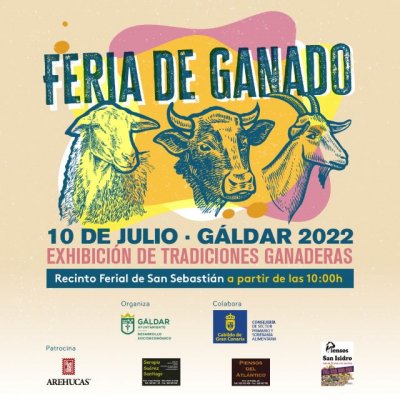 G&aacute;ldar: La Feria de Ganado en honor a Santiago regresa este domingo
