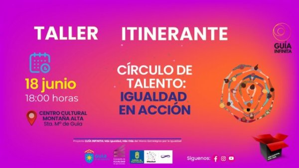 Guía: El taller ‘Círculo de Talento: Igualdad en Acción’ se celebra esta semana en Montaña Alta y San Juan