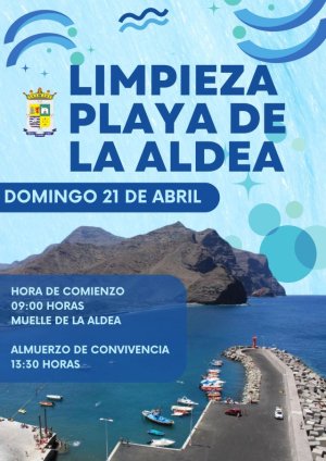 El Ayuntamiento de La Aldea de San Nicolás organiza una limpieza en la Playa de La Aldea