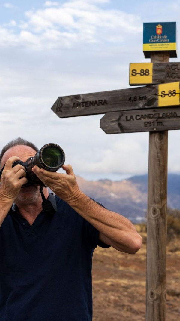 El fotógrafo Nacho González Oramas abre la serie ‘De ruta con’ para divulgar la red de senderos de Gran Canaria