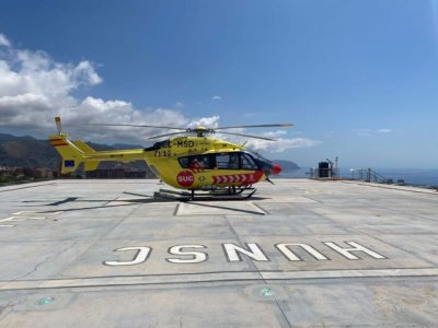 El helipuerto de La Candelaria ampl&iacute;a su horario y estar&aacute; operativo las 24 horas