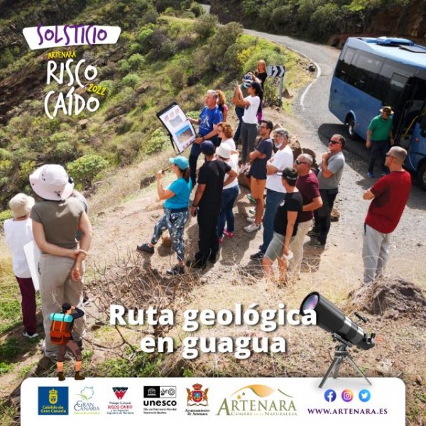 Artenara: Se celebró la &#039;Ruta Geológica en Guagua&#039;
