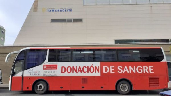 El ICHH continúa con su campaña de donación de sangre en el Complejo Deportivo de Tamaraceite