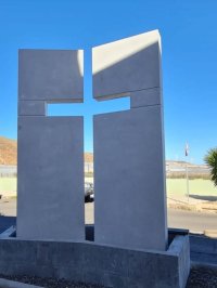 G&aacute;ldar: Barrial luce en todo su esplendor la Cruz del Encuentro