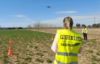 FADEMUR celebra en la provincia de &Aacute;vila las pr&aacute;cticas y ex&aacute;menes de su escuela de pilotaje de drones