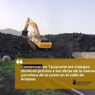 Comienzan en Tazacorte los trabajos t&eacute;cnicos previos a las obras de la nueva carretera en el valle de Aridane