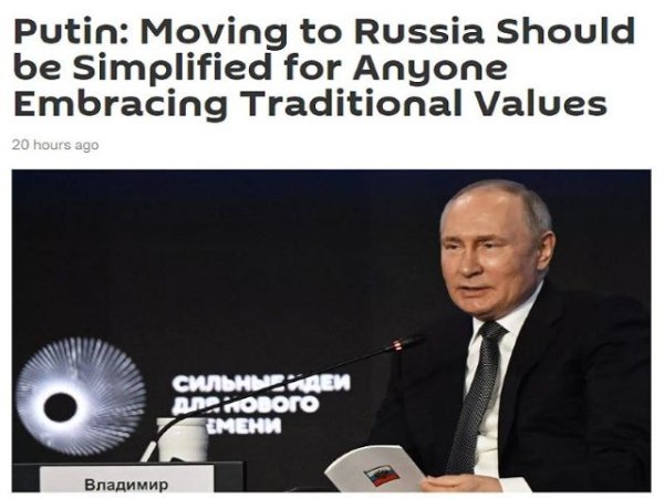 Art&iacute;culo de opini&oacute;n: 'La adopci&oacute;n por parte de Rusia de inmigrantes que defienden valores tradicionales no ser&aacute; tan simple como algunos piensan'