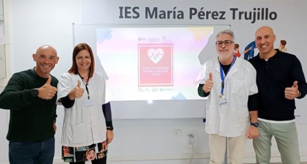 El IES María Pérez Trujillo, del municipio tinerfeño de Puerto de la Cruz, obtiene el Premio RCP Escuelas
