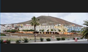 G&aacute;ldar comienza la elaboraci&oacute;n de una gran mural dedicado a su historia en el Paseo de Los Guanartemes