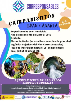 Valleseco ha ampliado el plazo para las inscripciones del Campamento en Gran Canaria