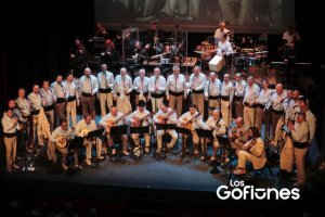 Los Gofiones en las Fiestas de San Vicente Ferrer en Valleseco