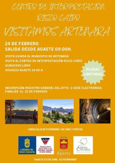 Agaete: Abierto el plazo de inscripción para una visita guiada al municipio de Artenara