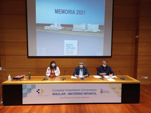 El Insular -Materno Infantil presenta la Memoria de Actividad 2021 a la Comisión de Participación Hospitalaria