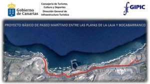 Turcón requiere a la Consejería de Obras Públicas del Gobierno de Canarias la activación y ejecución del carril bici peatonal de La Laja