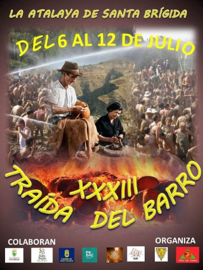 La Atalaya de Santa Br&iacute;gida celebra  la XXXIII Tra&iacute;da del Barro