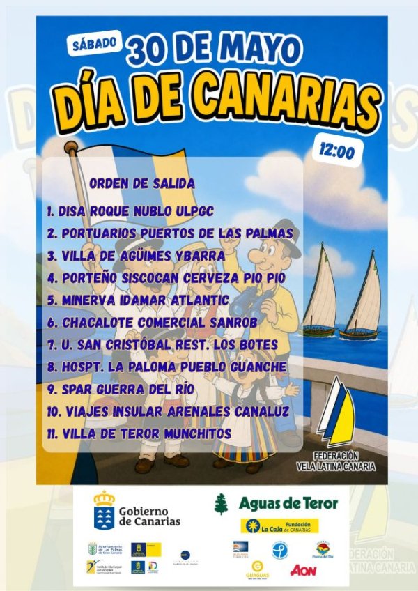 Vela Latina Canaria: La Copa Cabildo de Gran Canaria celebra este s&aacute;bado el Concurso D&iacute;a de Canarias en la bah&iacute;a capitalina