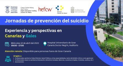 Sanidad celebra una jornada formativa junto a profesionales de Gales sobre prevenci&oacute;n del suicidio