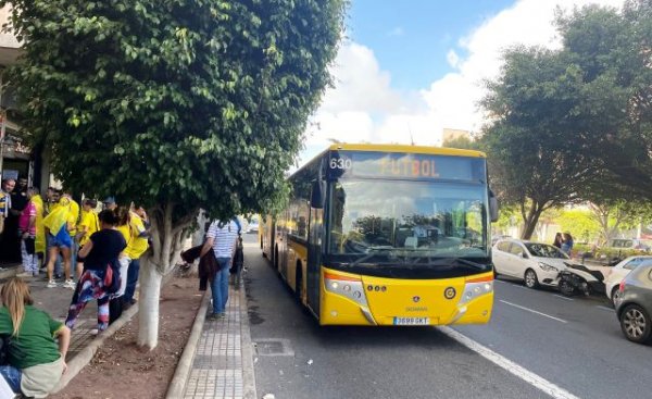 Dispositivo especial de Guaguas Municipales en las líneas 26 y 91 para el derbi UD Las Palmas-CD Tenerife