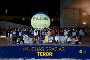 Teror: Agradecimiento del CB Gran Canaria