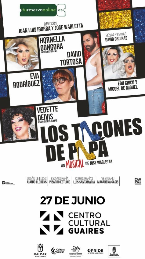 Gáldar: El musical &#039;Los tacones de Papá&#039; llega al Centro Cultural Guaires el 27 de junio
