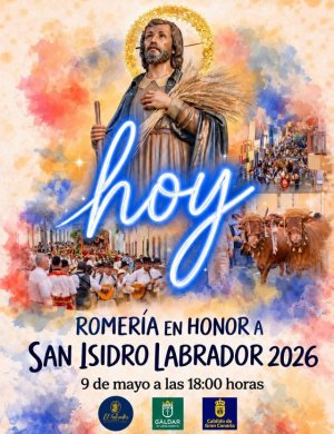 G&aacute;ldar: San Isidro celebra hoy su tradicional romer&iacute;a en honor a San Isidro Labrador 2026
