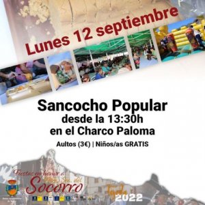 Tejeda: Hoy tendrá lugar a partir de las 13:30 horas en el Charco Paloma, el tradicional Sancocho Popular