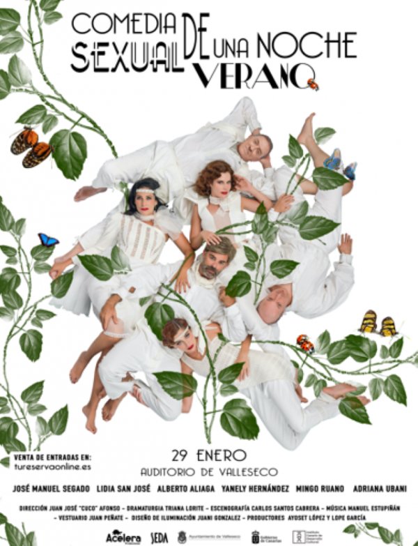 El auditorio de Valleseco comienza la temporada con la obra “comedia sexual de una noche de verano”