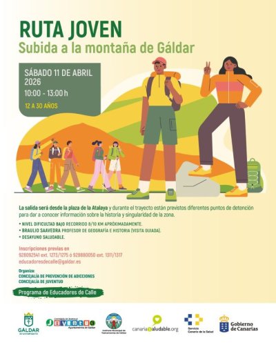 El Ayuntamiento organiza una subida a la monta&ntilde;a de G&aacute;ldar para j&oacute;venes el pr&oacute;ximo 11 de abril
