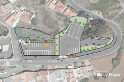 Villa de Firgas: A licitación la obra de aparcamientos en la zona de Vista Alegre a la entrada del Casco